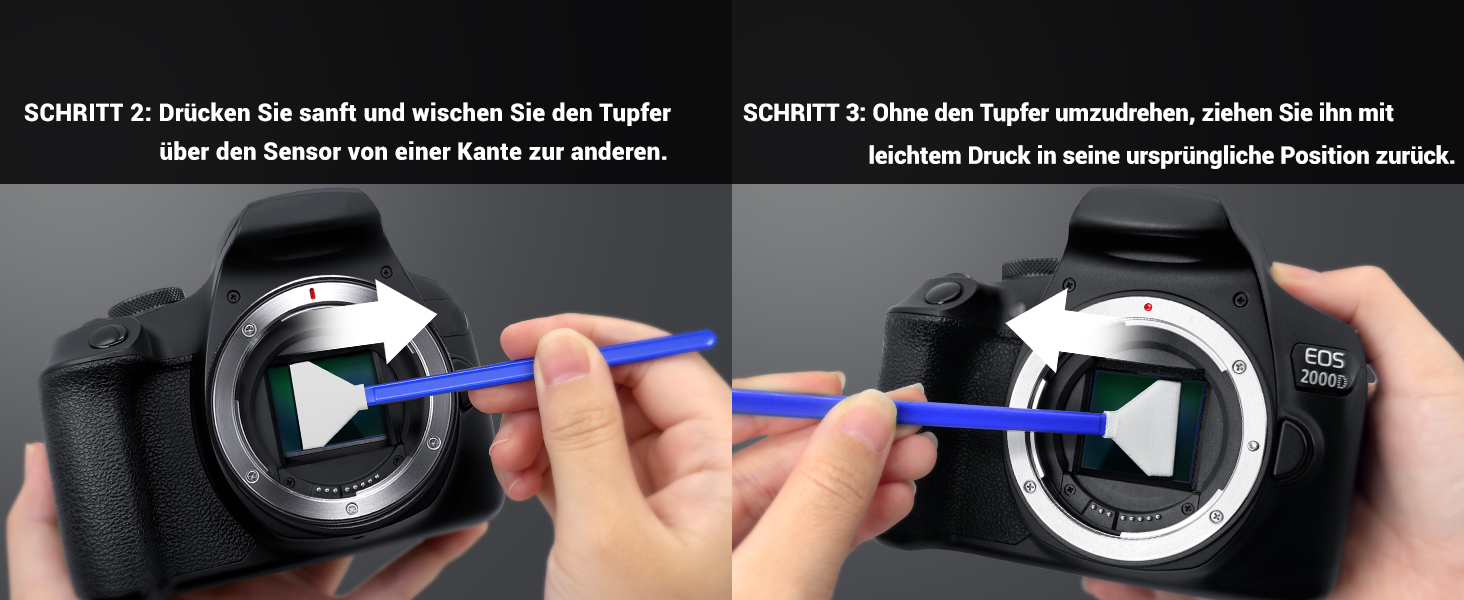 Набір для чищення камери: дзеркальна, Canon, Sony, Nikon, Pentax. Очищення об'єктива та сенсора
