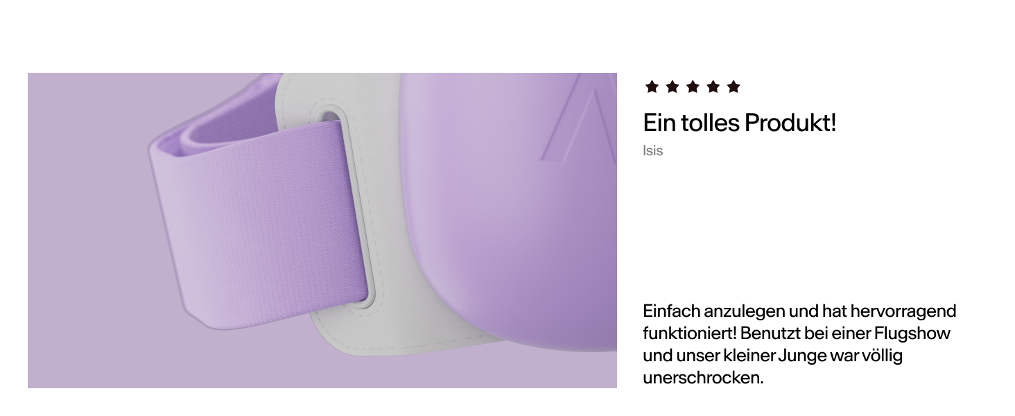 Захисні навушники Alpine Muffy Baby Komfort для дітей до 48 місяців - навушники для захисту від шуму, фіолетовий колір