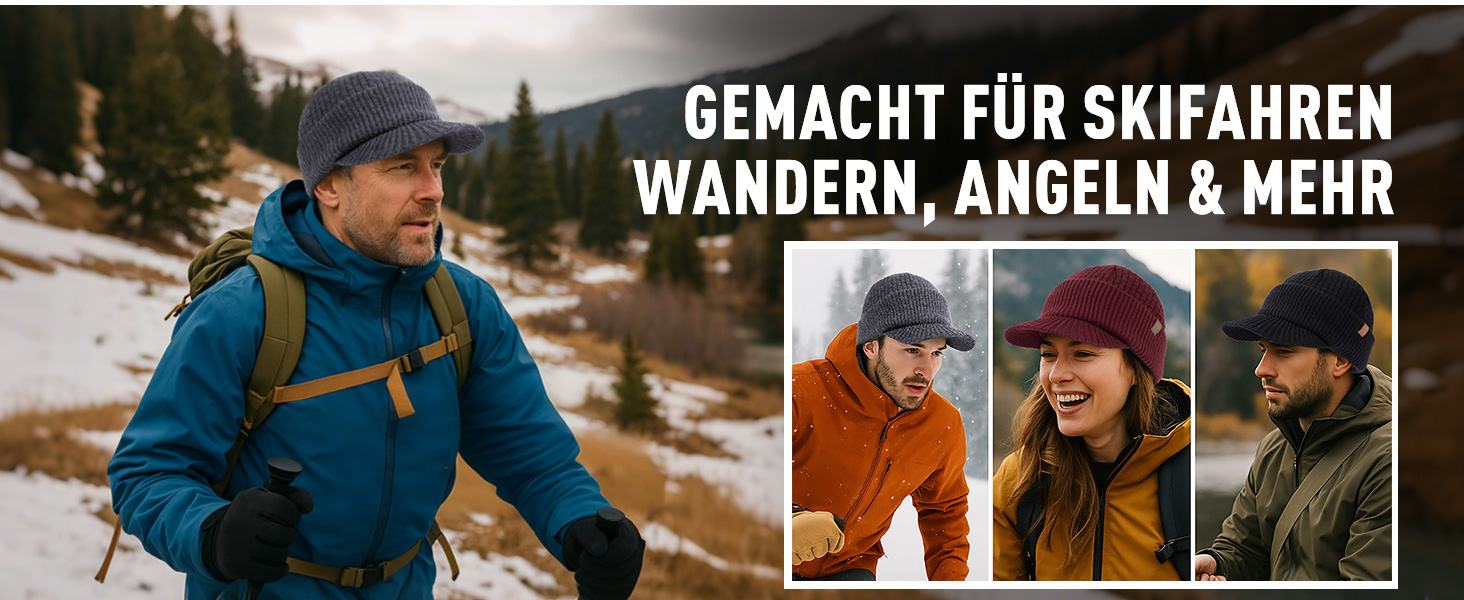 Шапка в'язана з мериносової вовни PolarWool™ TOP-EX, чоловіча/жіноча, з підкладкою з флісу, для зими, біг, катання на лижах, M-XXL, чорна