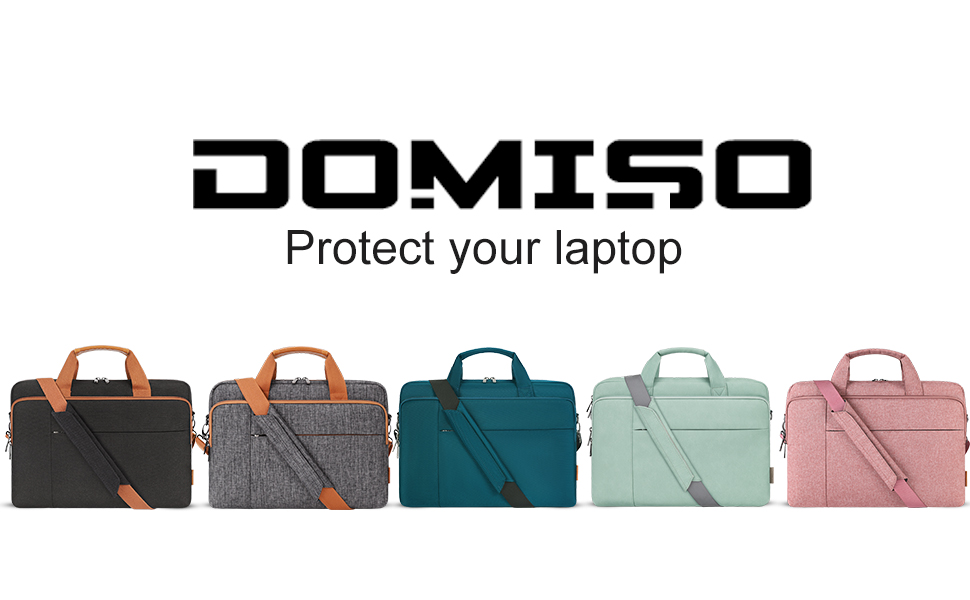 DOMISO сумка для ноутбука 17-17.3'' водонепроникна ділова, темно-сіра, для Dell, Lenovo, HP, MSI, ASUS