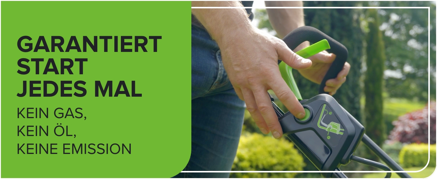 Акумуляторна газонокосарка Greenworks 24V, безщітковий двигун, 33 см, для газонів до 140 м², 30-літровий травозбірник, комплект з акумулятором і зарядним, 3 роки гарантії