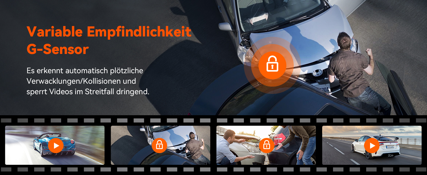 Відеореєстратор VANTRUE S1 Pro 2.5K + 1080P, GPS, WiFi, STARVIS, Паркування, Нічний режим, G-сенсор