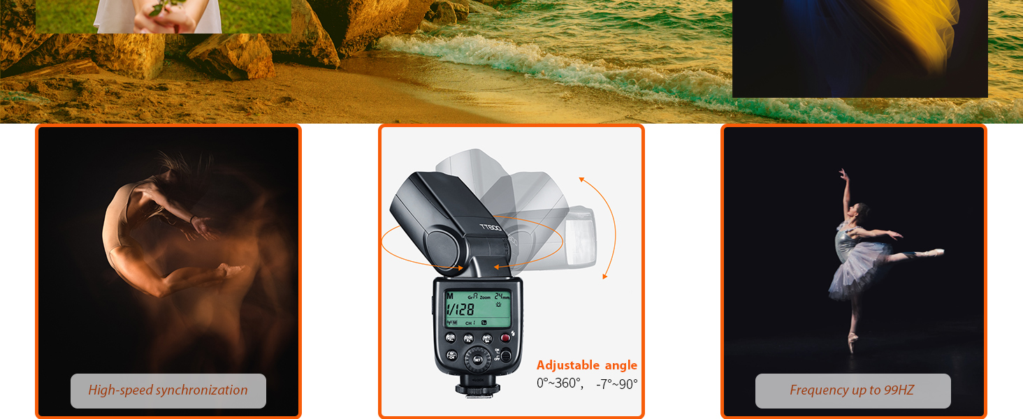 Спалахувач Godox TT600 2.4G для Canon, Nikon, Pentax, Olympus, Fujifilm, Panasonic, Pentax камер