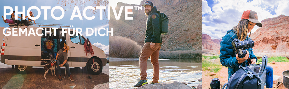 Рюкзак для фототехніки Lowepro Photo Active BP 300 AW (синьо-чорний) – для CSC, Gimbal, Drone, DJI, Osmo, Mavic