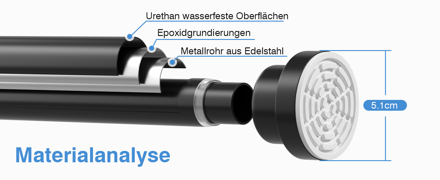 Телескопічна штанга для карнизи/душової завіси, чорна, 79-195 см. Кріплення без свердління. Телескопічна штанга для карнизи/душової завіси.