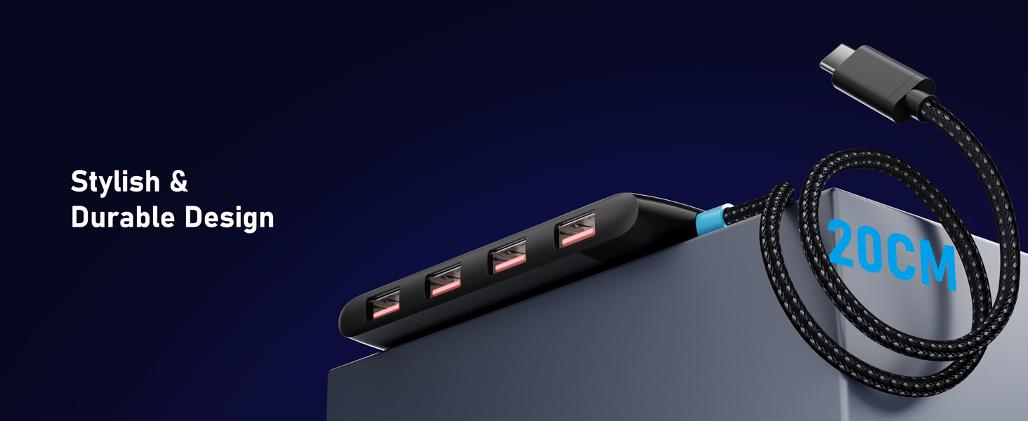 Lemorele USB-C док-станція: 4K HDMI, 4x USB 3.0/2.0, 100W PD, SD/TF, USB-C 3.0 - для MacBook, Dell, HP, Lenovo, Asus