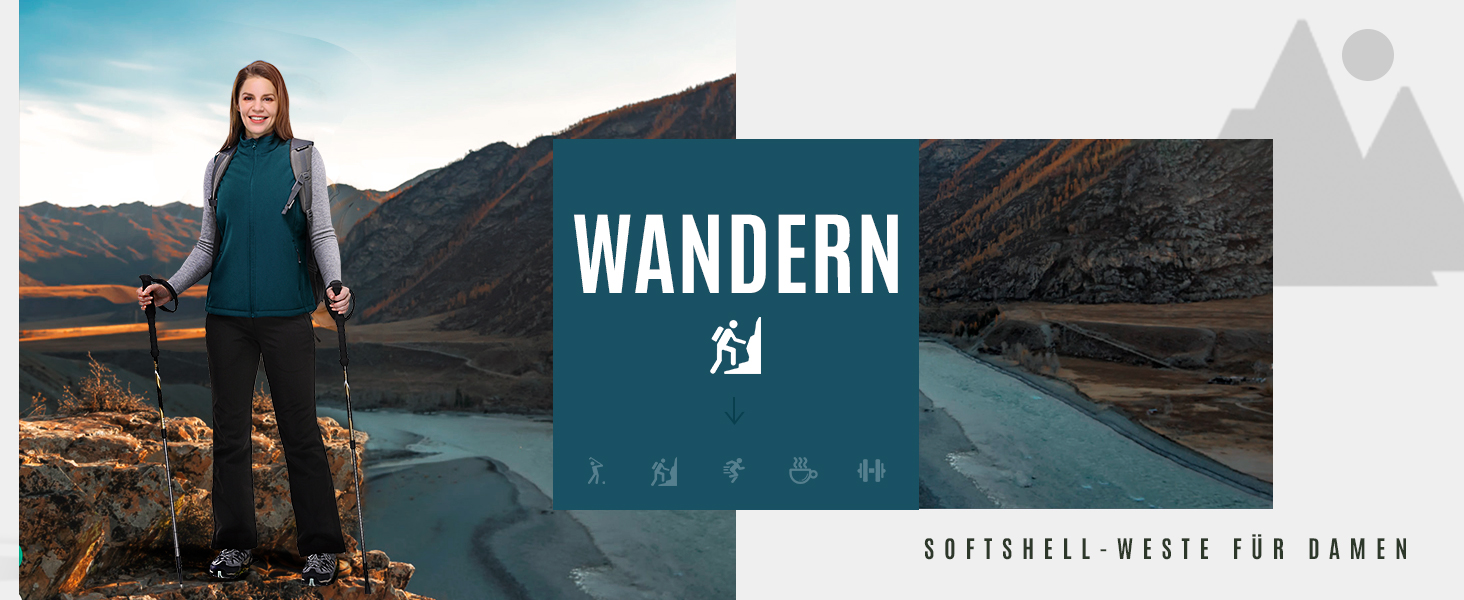 Легка жіноча софтшеллова жилетка 33,000ft: водонепроникна, вітрозахисна, для бігу, гольфу, туризму, біла