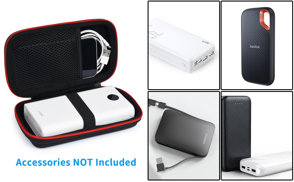 Захисний кейс/сумка для повербанку Anker PowerCore, EasyAcc, Charmast, SKYNEW (18x9x4 см)