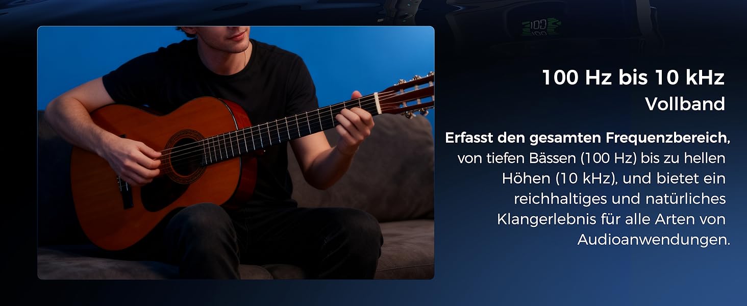 Мікрофон-петличка Aceele бездротовий для iPhone/Android/планшетів/ПК, Hi-Fi звук, шумозаглушення, 24 години роботи, радіус дії 50м, мініатюрний мікрофон для відео/стрімінгу/влогів/подкастів/інтерв'ю з кейсом для зарядки