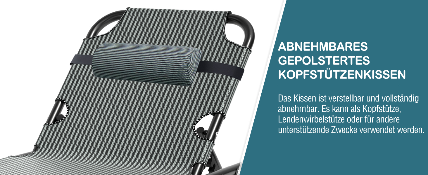 Розкладне ліжко ZIKEBTUY для кемпінгу та відпочинку: міцна конструкція, 200 кг, 190x71x36 см, з матрацом, Oxford 1200D, для відпочинку на природі та вдома (сірий)