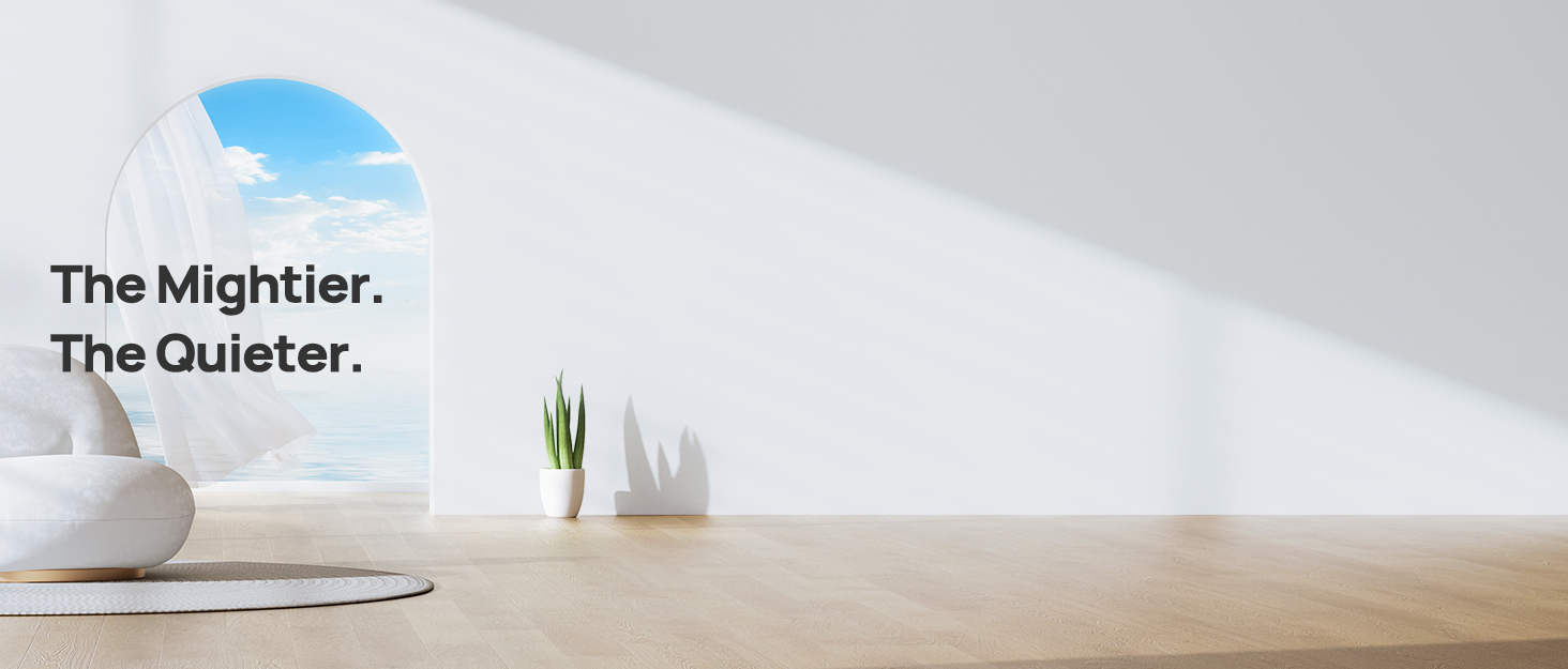 Охолоджувач повітря Dreo з водяним охолодженням, тихий, 40-дюймовий, з поворотом 80°, 3 режими, 4 швидкості, з пульт керування (білий/чорний)