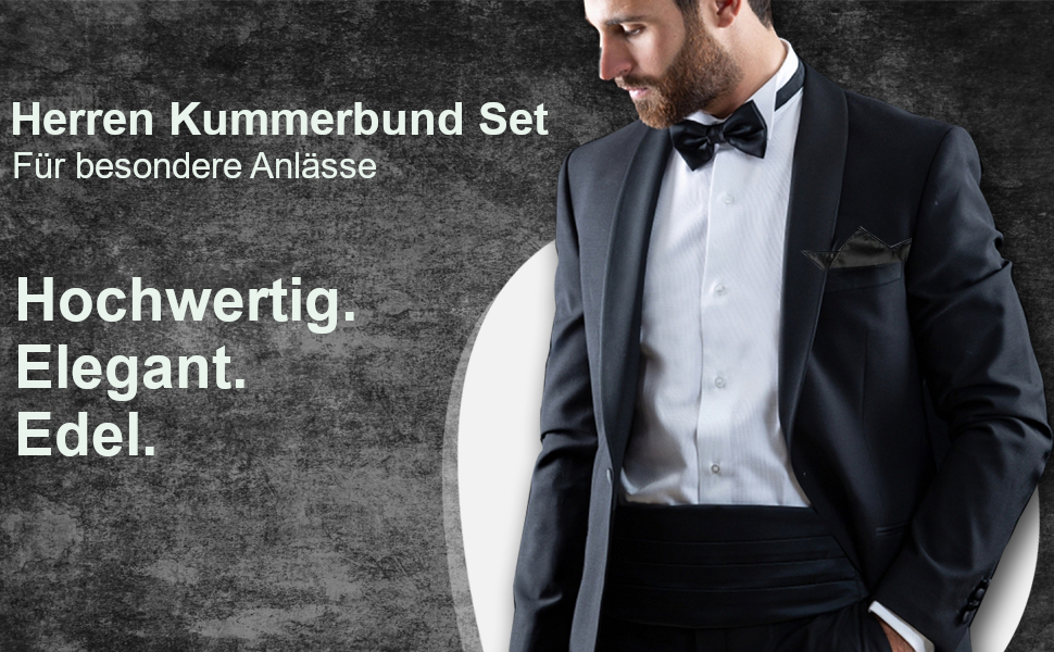 Комплект підтяжок та краватки-метелика з нагрудною хусткою для смокінга, рожевий – 3 шт.