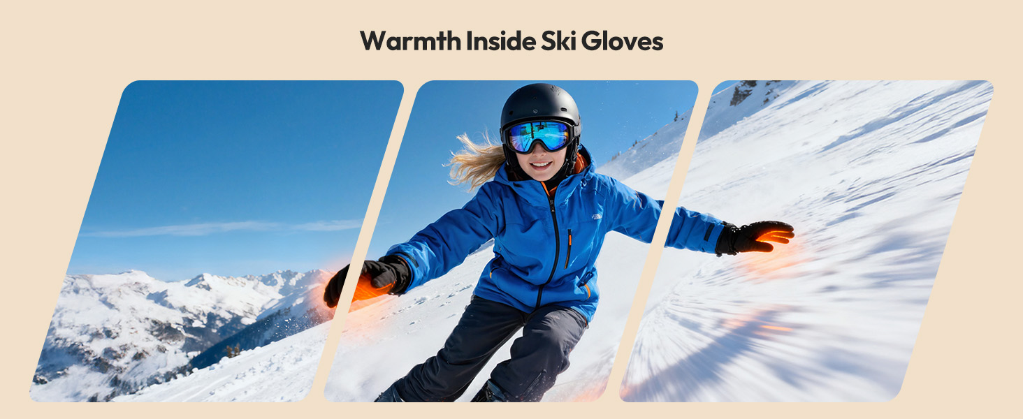 Електричний грілка для рук Gaiatop 2 шт. з магнітом, USB, багаторазовий, швидкий нагрів, 3 рівні, компактний, подарунок для чоловіків та жінок, чорний