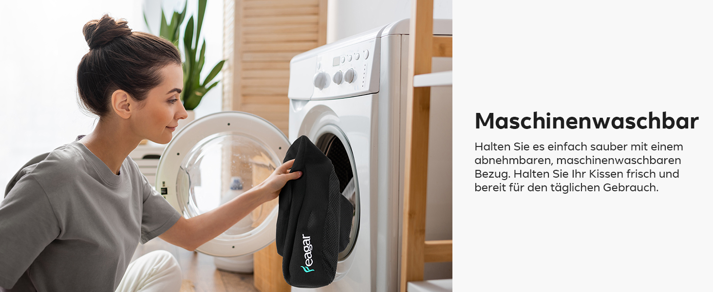 Ортопедична подушка для сидіння Feagar з memory foam - ергономічна подушка для офісного крісла, авто та дому - для полегшення болю в куприку при тривалому сидінні, неслизька (до 100 кг)