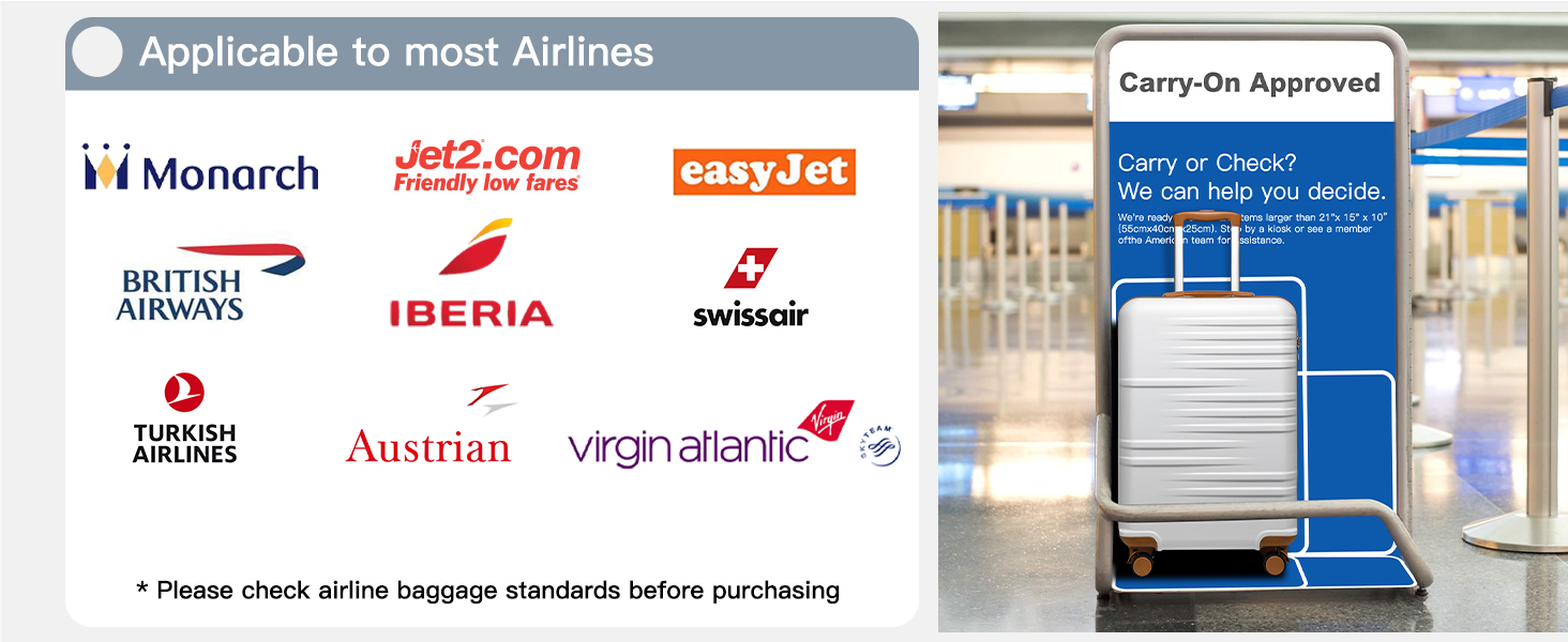 Чемодан British Traveller для ручної поклажі, середній, 64 x 43 x 26.5 см, з TSA-замком, ABS+PC, 24'+28' (білий)