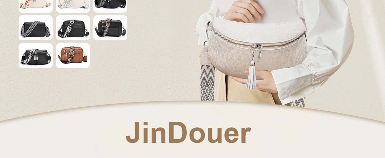 Жіноча сумка через плече з широким ремінцем, бананка з натуральної шкіри, стильна з багатьма відділеннями для карток, кросбоді, гаманець жіночий (білий)