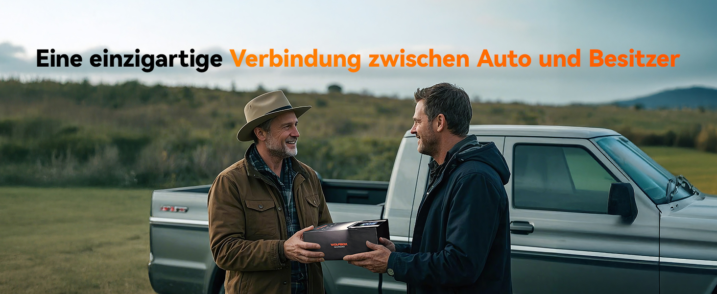 WOLFBOX Powerbank для запуску авто 4000A, 12V, з LED-ліхтарем та великим екраном, для легкових автомобілів, SUV, вантажівок та мотоциклів