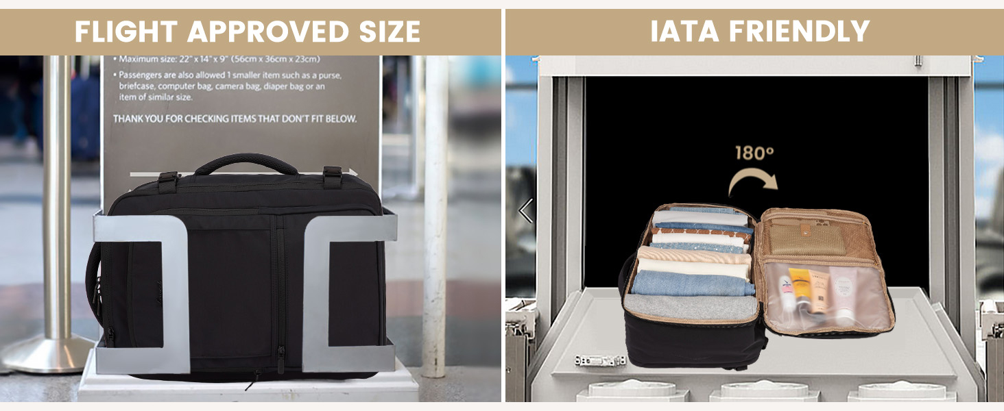 LOVEVOOK Рюкзак для ручної поклажі, 30L, чоловічий, для ноутбука 15.6