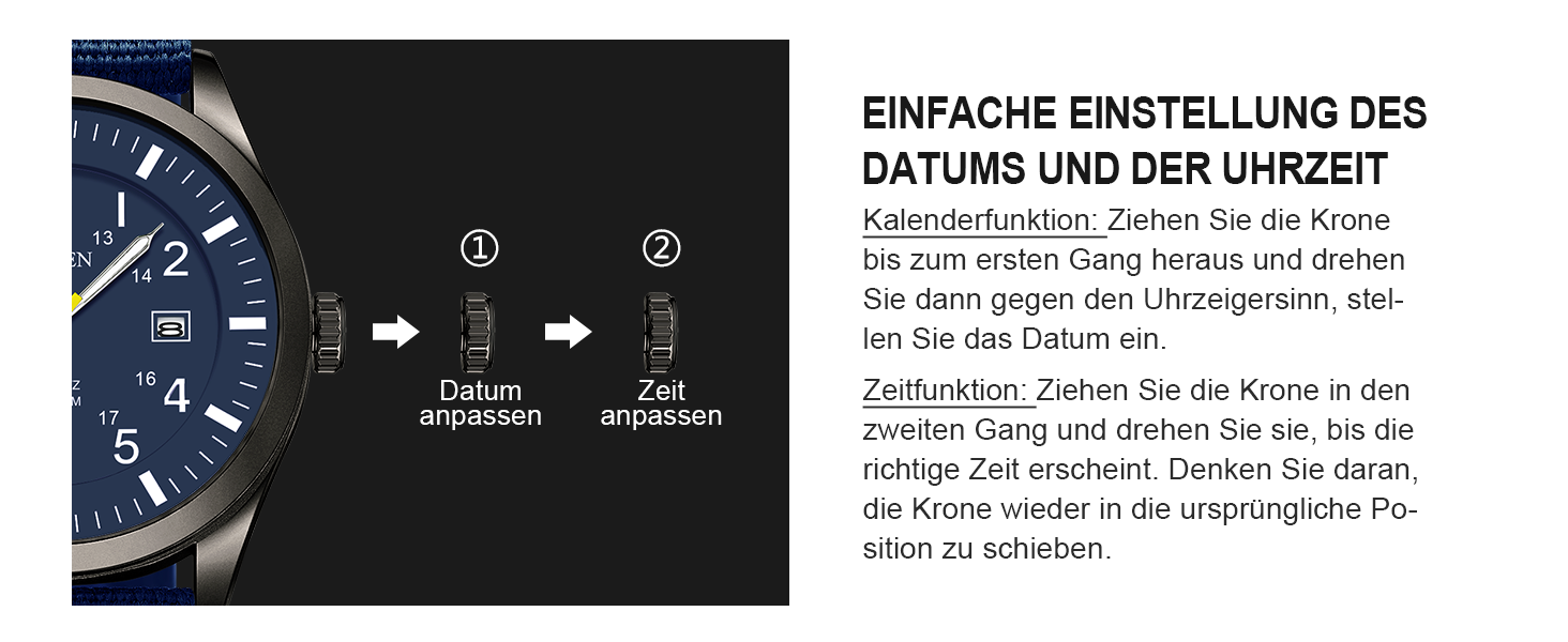 HANPOSH чоловічий годинник: тактичний годинник для військових, армійський годинник з датою, водостійкий (3ATM), кварцовий годинник для активного відпочинку та спорту (блакитний, сірий, блакитний)