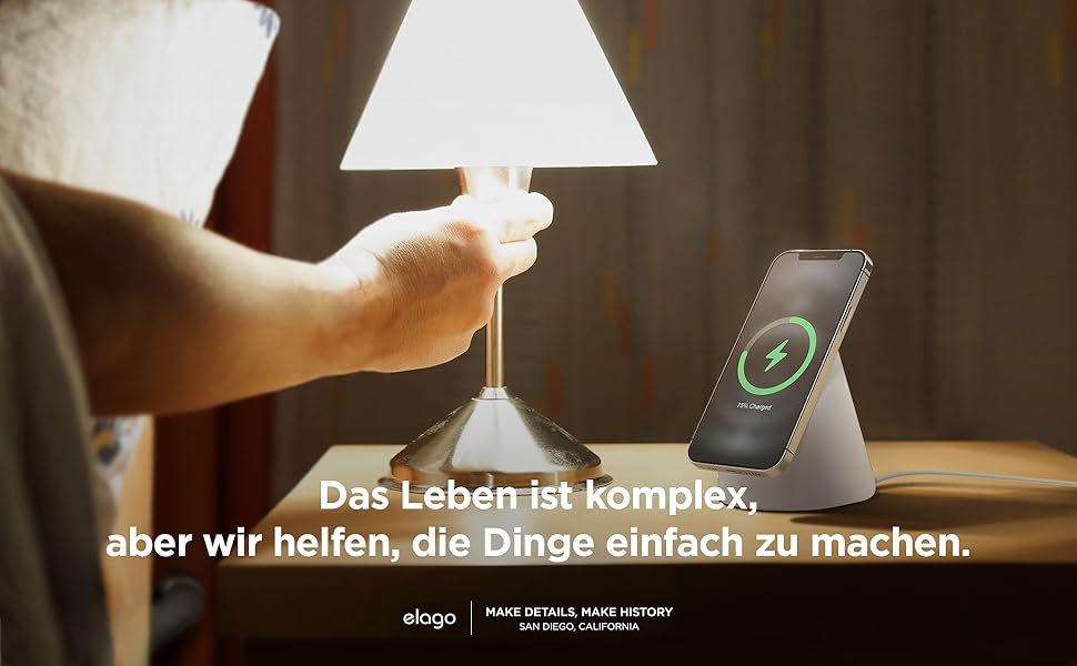 Підставка для зарядки iPhone Elago MS1 сумісна з MagSafe, Taupe (без зарядного пристрою)