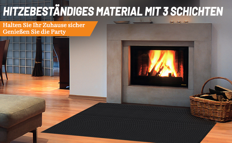 Килимок під гриль WOCVRYY 130x160 см: захист від вогню, повторне використання, антипригарний, легкий у чищенні