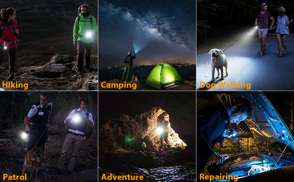 Ліхтар LED Windfire 20W, 990000 люмен, тактичний, водонепроникний, 5 режимів, для кемпінгу та активного відпочинку