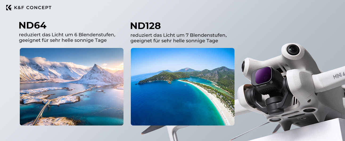Набір фільтрів K&F Concept Mini 4 Pro: ND, CPL, 6 шт. для DJI Mini 4 Pro