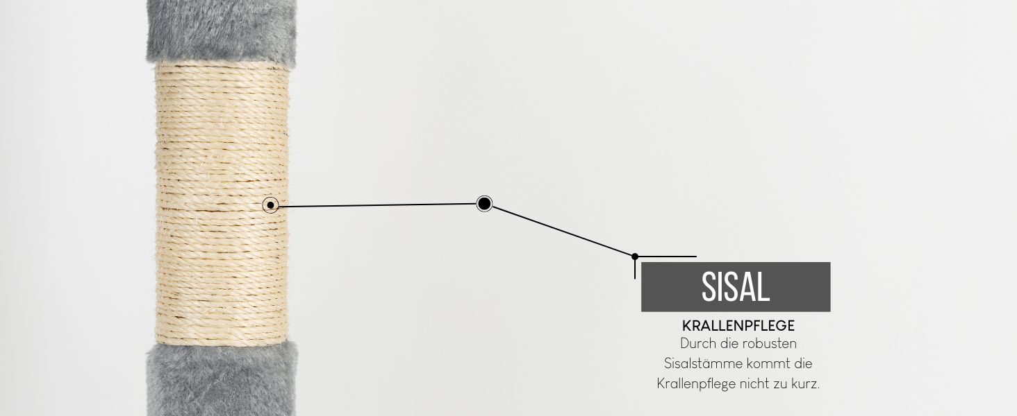 Драбина для котів Lionto XXL з сизалю та плюшу, 230-250 см. Комплектація: іграшкові м'ячики, дзвіночки, гамак, тунель, печери. Підходить для котів будь-якого розміру, сірий колір