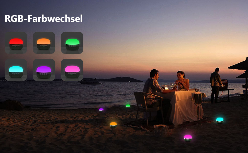 Світлодіодна кемпінг-лампа 8400mAh, RGB, USB-C, водонепроникна, з магнітом, 5 режимів, для походів та аварій