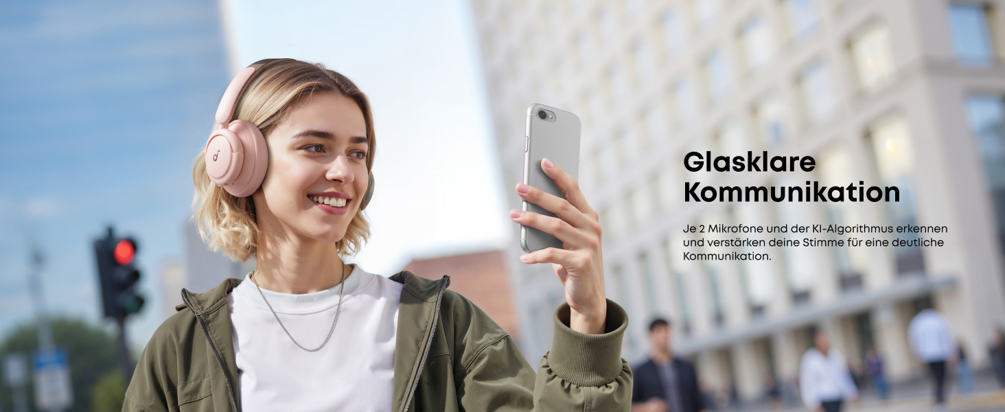 Soundcore Q30 навушники Bluetooth з активним шумозаглушенням, Hi-Res звук, 40 годин роботи, рожеві