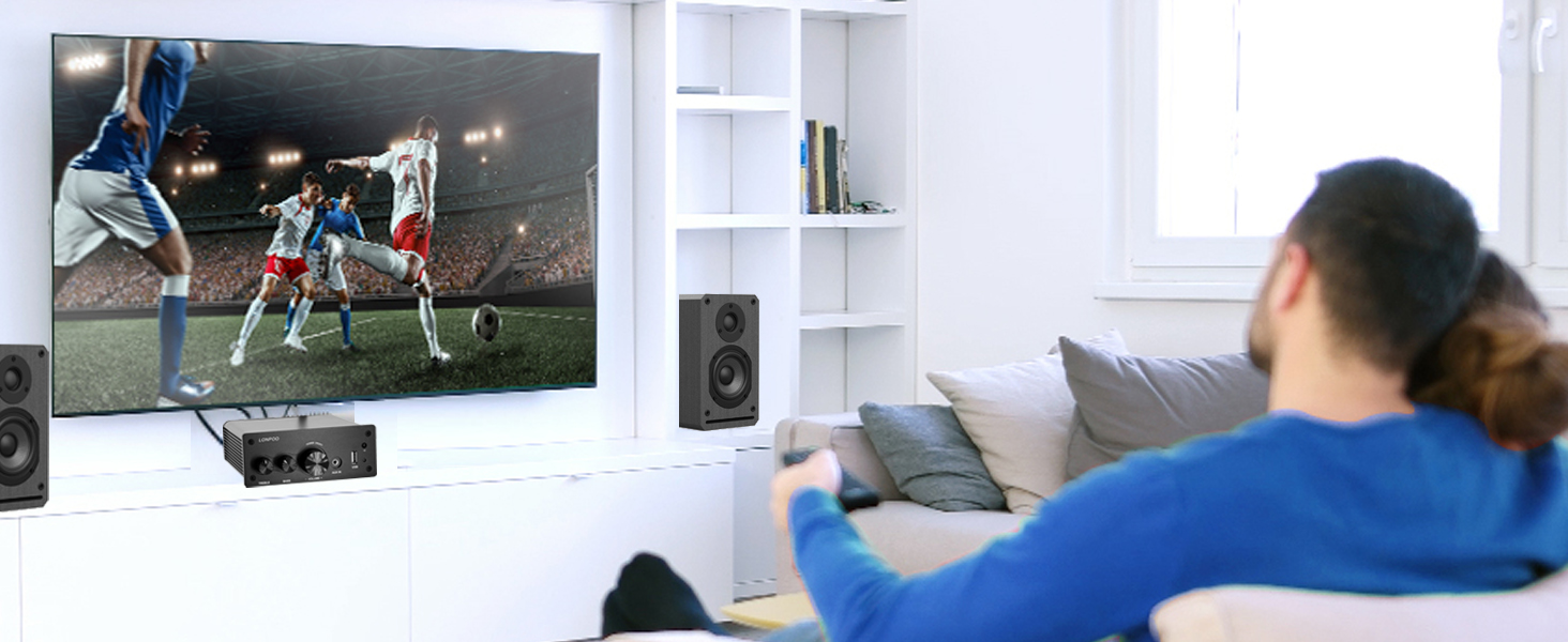 Акустичний кабель LONPOO з чистої міді 14 AWG (2 м, пара) з позолоченими банановими роз'ємами для Hi-Fi колонок, синій/чорний