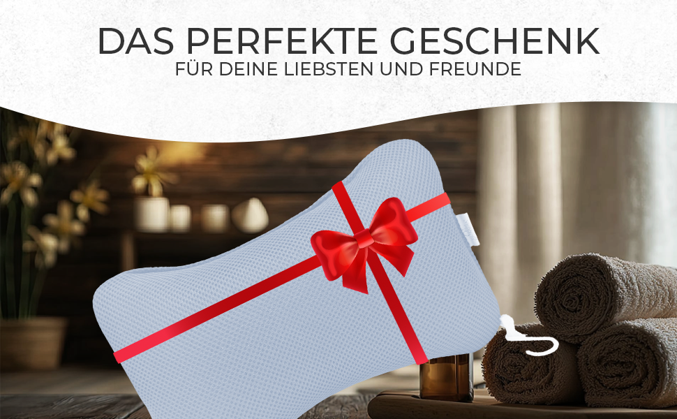 Подушка для ванни з сіткою для прання - Максимальний комфорт та релаксація з Air Mesh технологією. Подушка для ванни з 4 міцними присосками. Підтримка шиї/голови (Світло-блакитний)