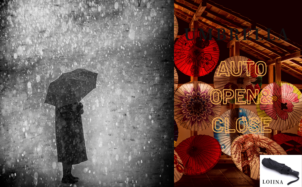 Loiina Сонцезахисний парасолька-рюкзак, вітростійкий, з подвійним куполом, автоматичний механізм, 8 спиць з нержавіючої сталі, захист від УФ-променів, легкий, компактний, стабільний