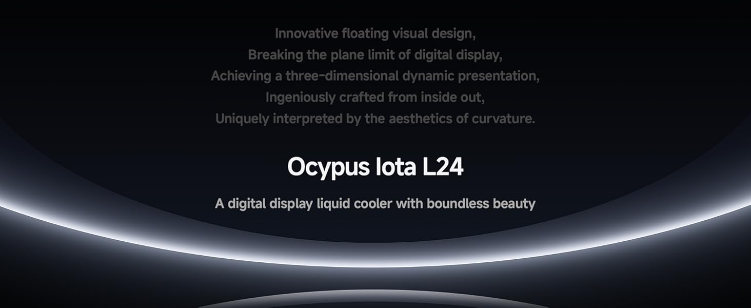 AIO рідинне охолодження ПК з цифровим дисплеєм, 360мм, для AMD AM4/AM5 та Intel LGA 115X/1200/1700/1851 (Iota L24 BK)