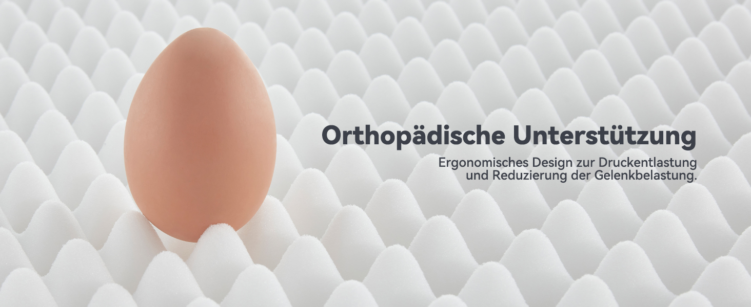 Ортопедичне ліжко для собак середнього розміру Pawk, з чотирибічною подушкою для шиї, з memory foam, водонепроникне, неслизьке, знімне та пральне, сіре, розмір L-L 89 x 63 x 18 см