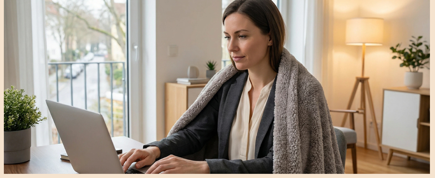 Електрична ковдра TLGREEN з автовимкненням, імітація овечої шкури, двостороння, надзвичайно м'яка, 130x180 см, 9 режимів нагріву, таймер, ковдра для дивану, софи, офісу, дому, 130x180, сіро-коричнева