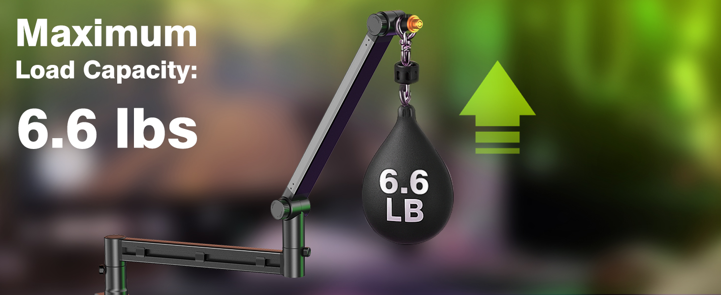 Мікрофонний кріплення на тримачі Arm (до 3 кг) - сумісний зі Shure SM7B, MV7 та ін.