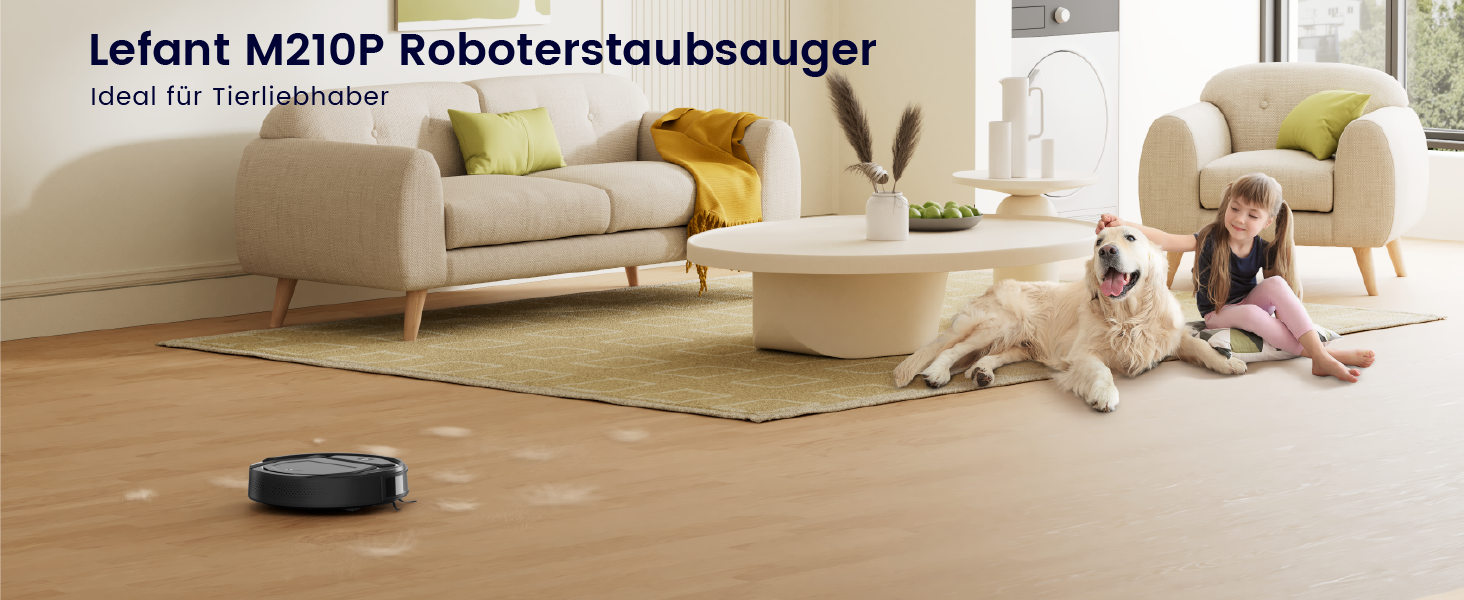 Робот-пилосос LEFANT Gen2 з функцією миття, 12000Pa, LiDAR-навігація, керування через додаток/Alexa/iWatch (M210P)