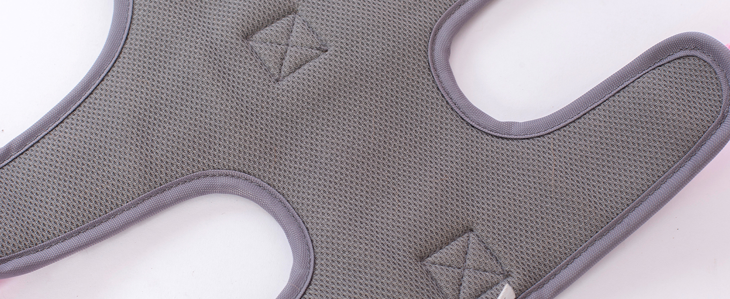 Шлейка безпеки для собак Huntboo, анти-втеча, для панічних собак, з ручкою, регульована, для маленьких, середніх та великих собак (лавандовий, M)