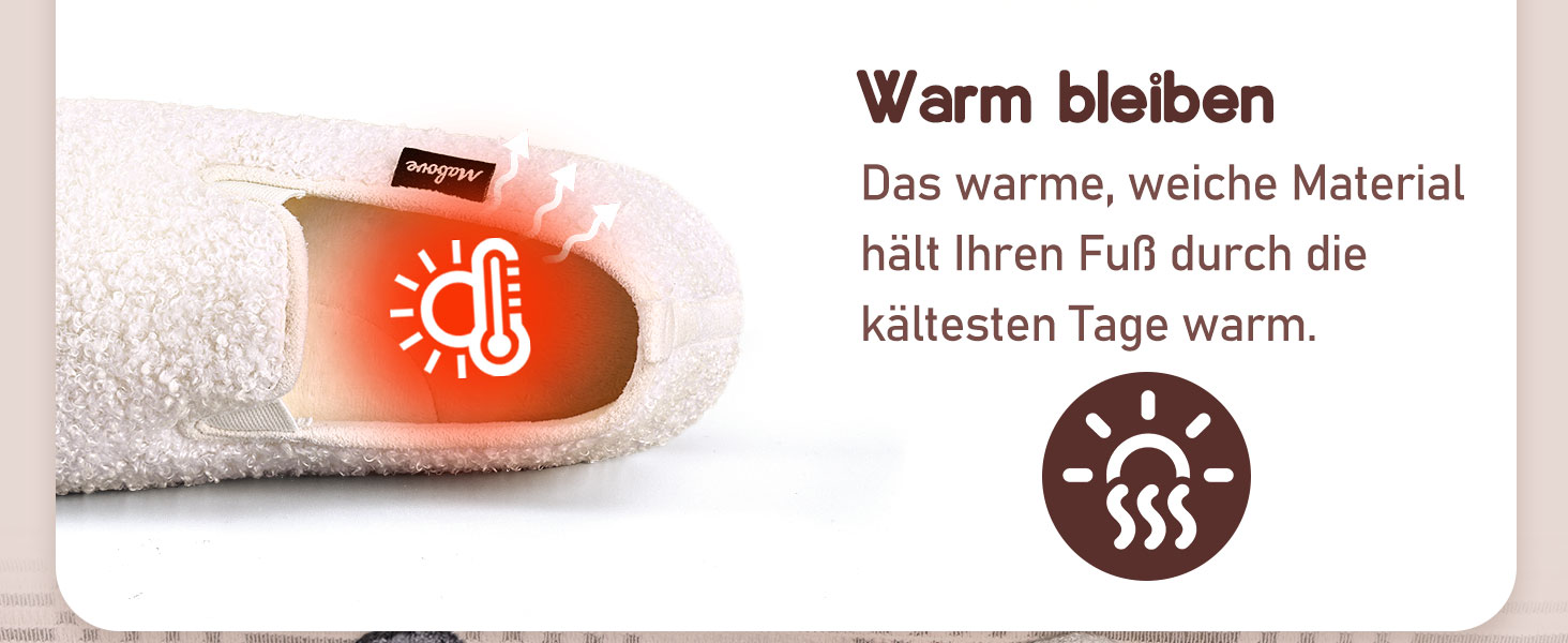 Тапочки жіночі зимові теплі з піною Memory Foam та антиковзною підошвою, 38/39 EU, білі