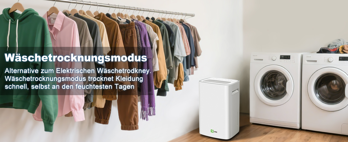 Електричний осушувач повітря 9л/24г, тихий, з дитячим замком та захистом від переливу, автоматичний перезапуск, для спальні, ванної, підвалу та пральні