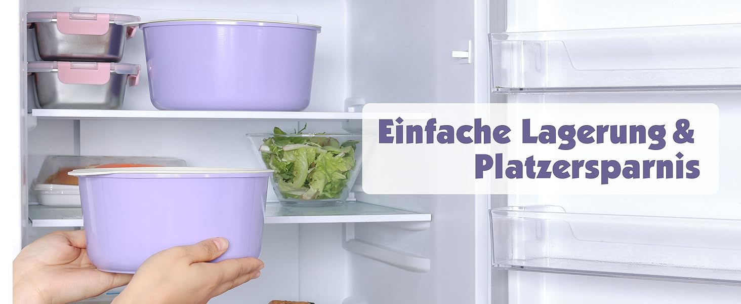 Набір посуду SENSARTE Keramik 17 предметів: каструлі, сковороди з антипригарним покриттям та знімними ручками, для всіх типів плит, можна мити в посудомийній машині та використовувати в духовці, фіолетовий колір