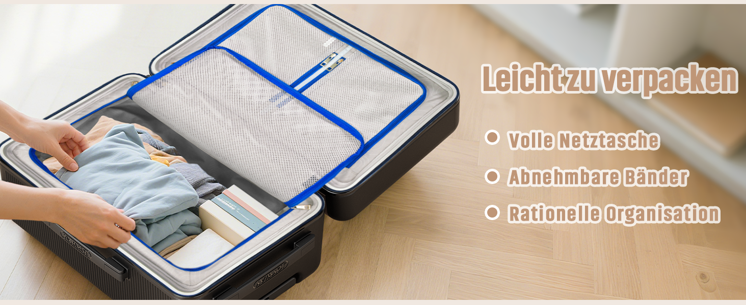 Чемодан Joyway ABS з жорсткою оболонкою, ручний багаж 56 см, з TSA замком, білий