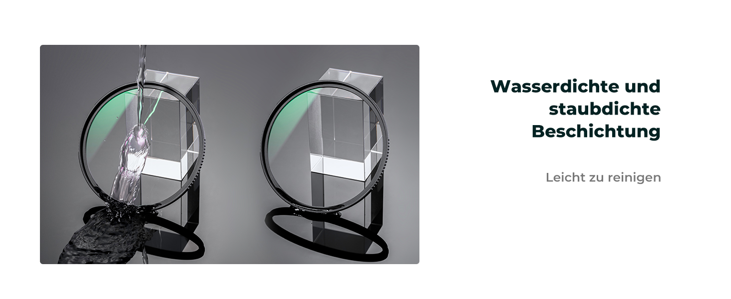 Набір фільтрів K&F Concept Nano X-Serie 58mm: поляризаційний фільтр, UV-фільтр, кришки об'єктива (2 шт.), серветки для чищення (3 шт.)