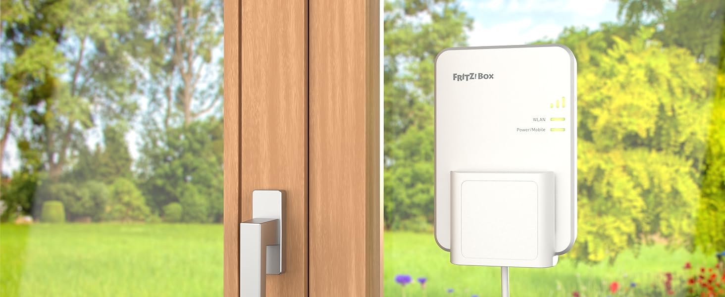 Роутер FRITZ!Box 6860 5G: Wi-Fi 6, LTE, PoE, DECT, захист від пилу та вологи