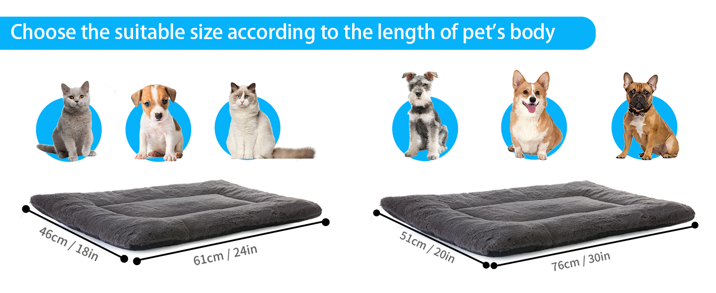 Лежанка для собак Petschat, 61 x 46 см, сіра - водонепроникна підстилка для собак та котів