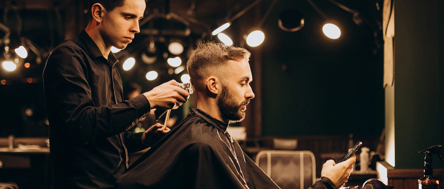 Професійний набір фенів CIICII: фен для волосся та фен для бороди (6,7 дюйми) для чоловіків, жінок та домашнього використання. Чорний та срібний