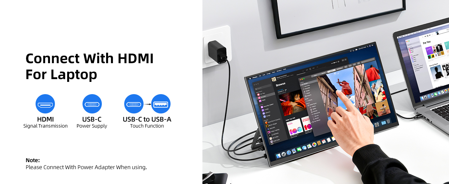 UPERFECT Монітор Портативний 15.6