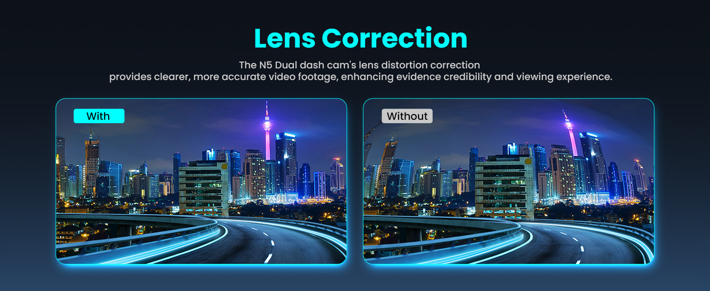 Відеореєстратор DDPAI N5 Dual 4K+1080P з двома камерами, GPS, WiFi, 32GB, нічне бачення, паркувальний режим