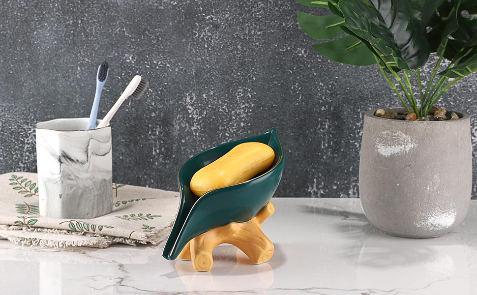 Керамічна мильниця-підставка SUMNACON: стильний аксесуар для ванної та кухні